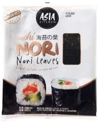 Algi Sushi Nori Premium Gold 10 szt - Asia Kitchen