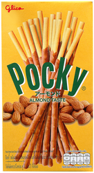 Pocky Almond Taste, paluszki zbożowe o smaku migdałowym 43,5g Glico