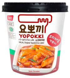 Yopokki, kluski ryżowe Halal Original 140g Young Poong